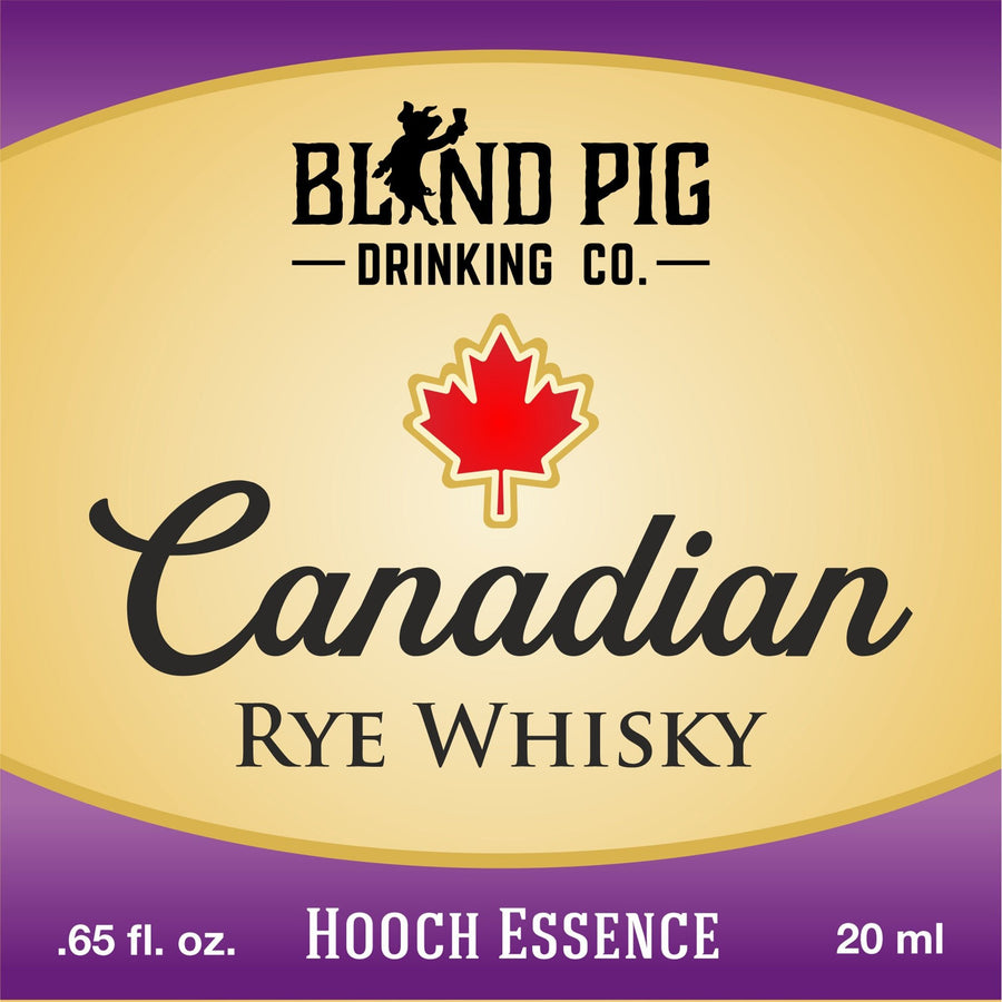 Canadian Rye Whisky Hooch Essence | Whiskey Flavor for DIY Spirits - Blind Pig Drinking Co.