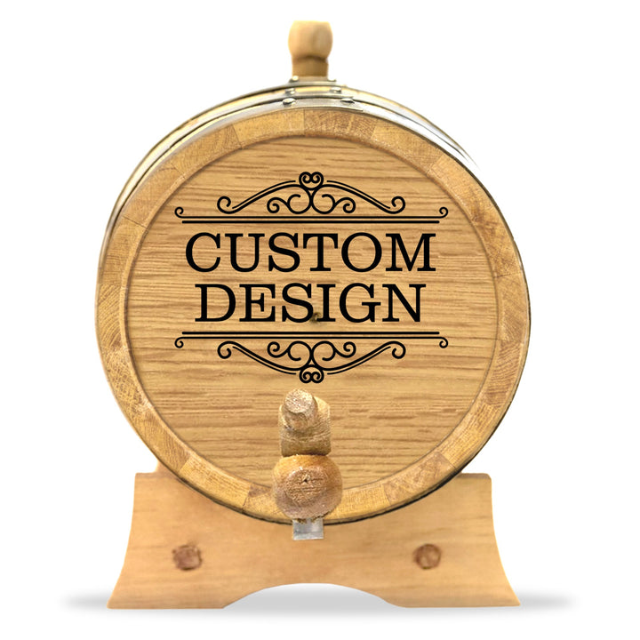 Custom Designed Small Oak Barrel for Aging Cocktails - Blind Pig Drinking Co.