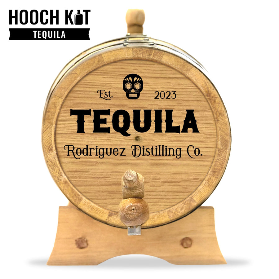 Personalized Tequila Barrel + Tequila Making Kit | The Home Distiller's Choice for DIY Spirits | Distilling Co. Series - Blind Pig Drinking Co.