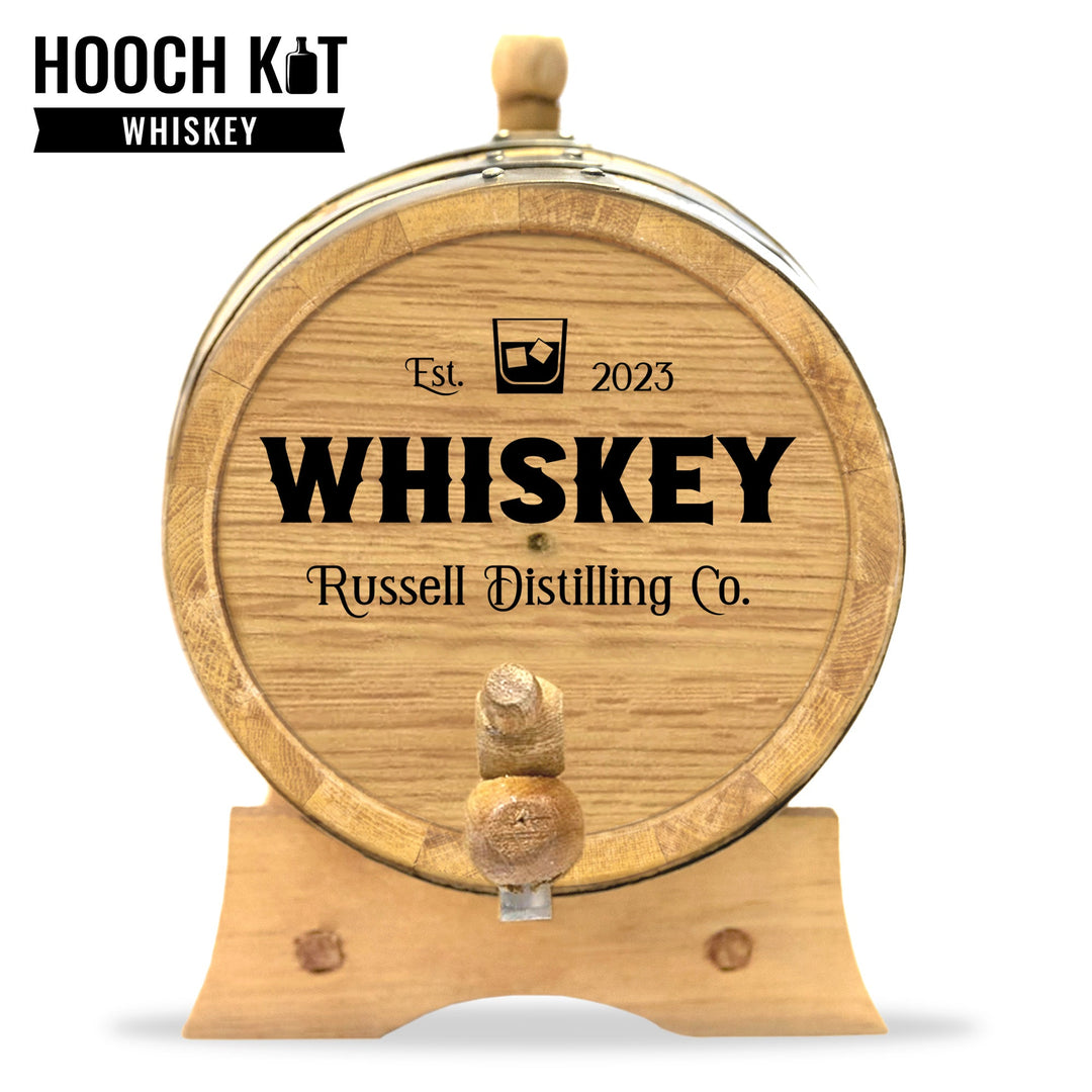 Personalized Whiskey Barrel + Whiskey Making Kit | The Home Distiller's Choice for DIY Spirits | Distilling Co. Series - Blind Pig Drinking Co.